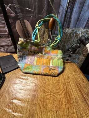 Anne Ormsby Quasby Tropical Palm Tree Canvas Tote Bag